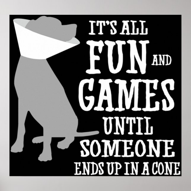 Póster Todo es diversión y juegos hasta que alguien termi (Frente)
