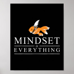 Póster Todo Es Inspiración Motivacional De Mentalidad Sha