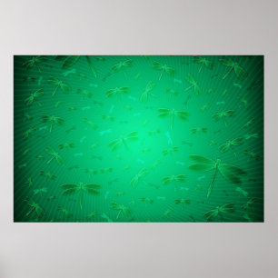 Póster Todo es lleno de libélulas