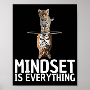 Póster Todo Es Mentalidad Mente Irracional Motivacional