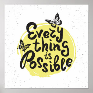 Póster Todo es posible