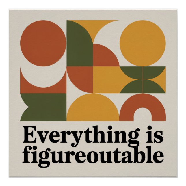 Póster Todo es posible de resolver (Anverso)