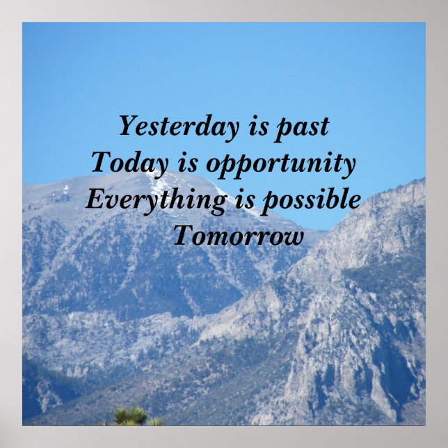 Póster Todo es posible mañana (Frente)