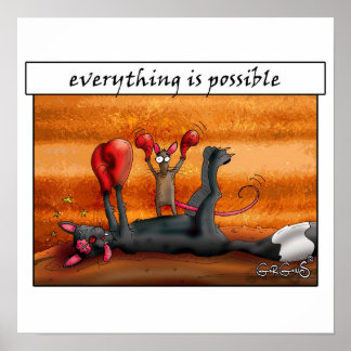 Póster ¡Todo es posible! Poster motivacional