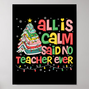 Póster Todo Es Tranquilidad, No Se Dice Ningún Profesor N