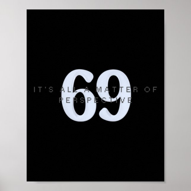 Póster Todo es una perspectiva 4 (Frente)