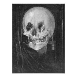 Póster Todo es vanidad, de Charles Allan Gilbert