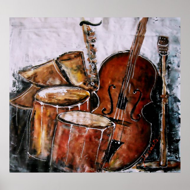 PÓSTER TODO ESE JAZZ (Frente)