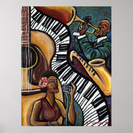 Póster Todo Ese Poster De Jazz