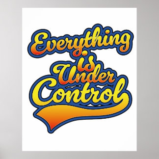 Póster Todo está bajo control