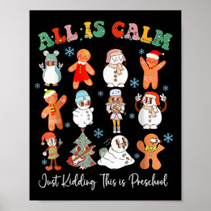 Póster Todo está tranquilo, solo bromeo, es la Navidad de