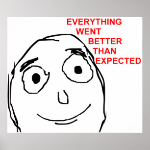 Póster Todo Fue Mejor De Lo Esperado