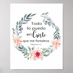PÓSTER TODO LO PUEDO EN CRISTO QUE ME PERMITE