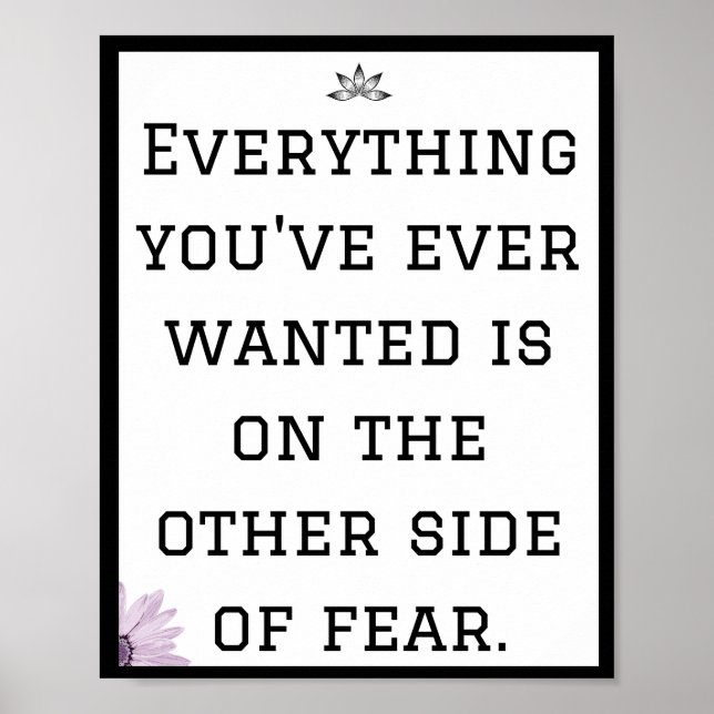 Póster Todo lo que has querido está del otro lado. (Frente)