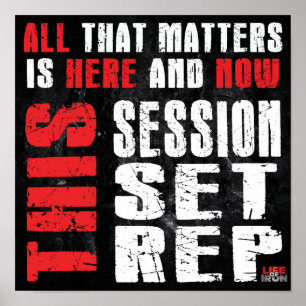 Póster Todo Lo Que Importa - Esta Sesión, Set, Rep