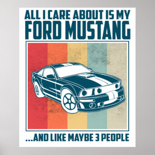 Póster Todo lo que me importa es mi Pontiac Gto y algo as