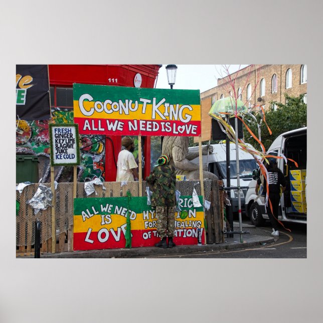 Póster Todo lo que necesitamos es amor: Notting Hill Carn (Frente)
