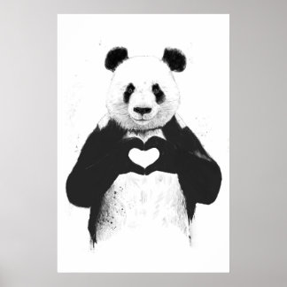 Póster Todo lo que necesitas es amor