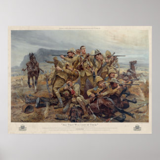 Póster "Todo lo que quedaba de ellos" Modderfontein, 1902