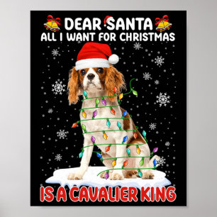 Póster Todo Lo Que Quiero De Los Navidades Es Cavalier Ki