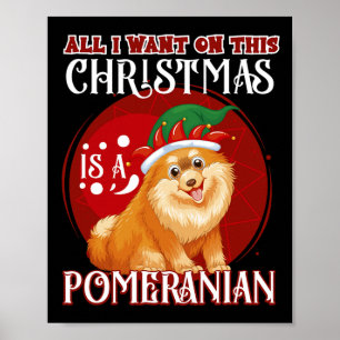 Póster Todo Lo Que Quiero De Los Navidades Es Chistmas Po