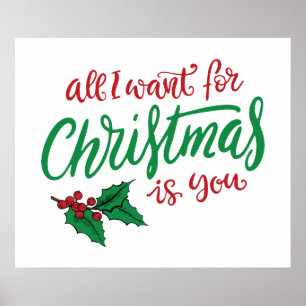 Póster Todo lo que quiero Navidades