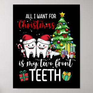 Póster Todo Lo Que Quiero Para Los Navidades Es Mi Joven 