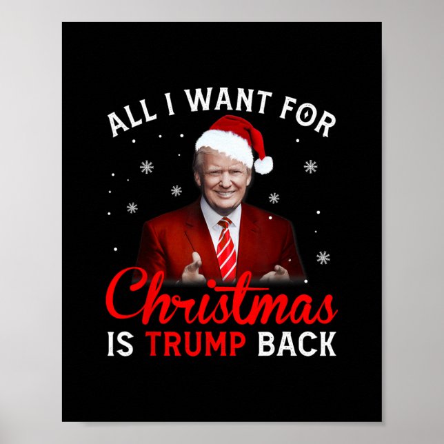 Póster todo lo que quiero para los navidades es triunfar  (Frente)