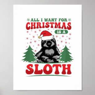 Póster Todo lo que quiero para los Navidades es un esloga