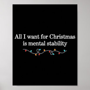 Póster Todo lo que quiero para Navidad es diseño de estab