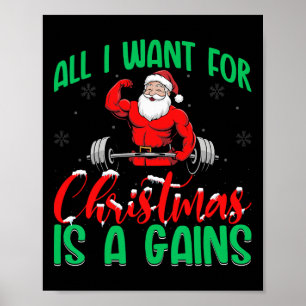 Póster Todo lo que quiero para Navidad es ganancias cultu
