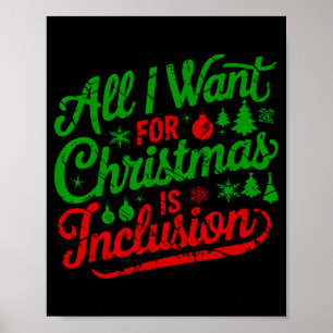 Póster Todo lo que quiero para Navidad es la inclusión Pr