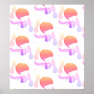 Póster Todo lo que se siente - Llorando en arcoiris