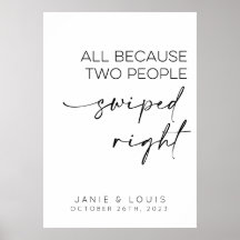 Todo Porque Dos Personas Bañaron Rótulo Boda Derec