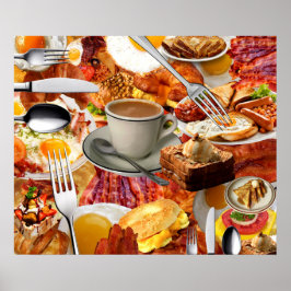 PÓSTER TODO PUEDE COMER DESAYUNO