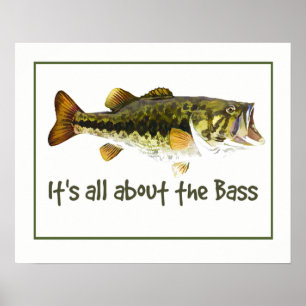Póster Todo se trata de la cita de la pesca divertida