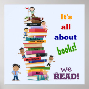 Póster Todo se trata de Poster de Libros
