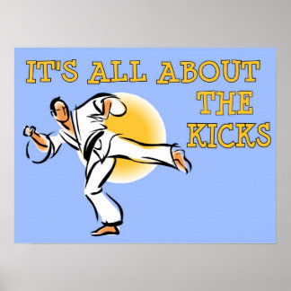 Póster Todo se trata del Poster de artes marciales de Kic