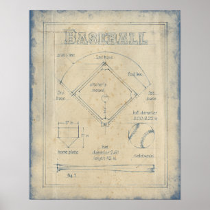 Póster Todo sobre el juego - Béisbol