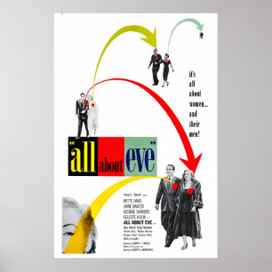 Póster Todo sobre Eva cartel de película de 1950 IMPRESIÓ