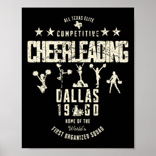 Póster Todo Texas Elite Porristas Competitivas Dallas 19