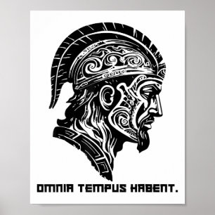 Póster Todo Tiene Su Propio Tiempo. Sabiduría De Roman Ph