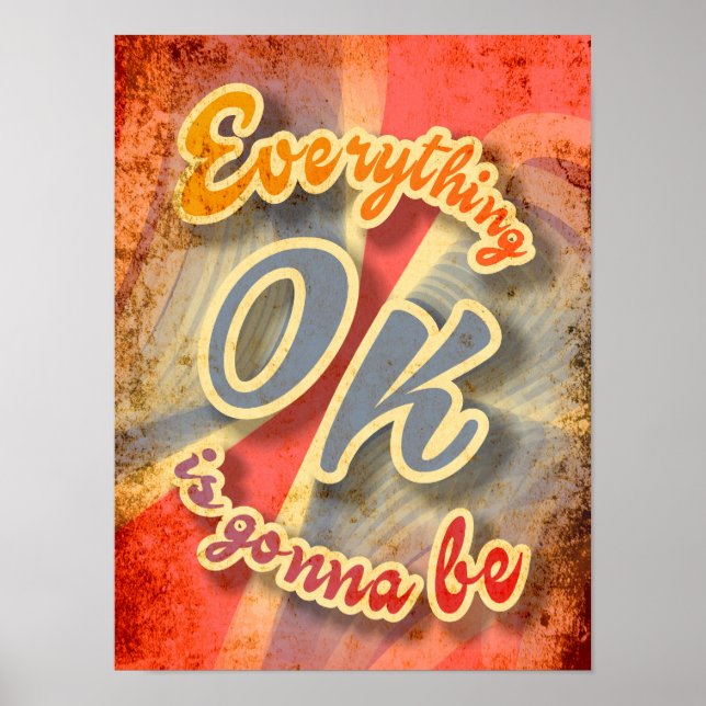 Póster Todo va a estar bien (Frente)