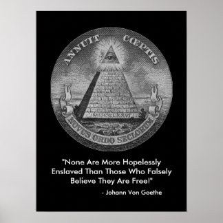 Póster Todo viendo el ojo del Poster Illuminati