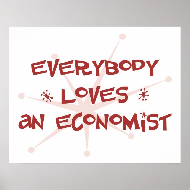 Póster Todos aman a un economista (Frente)