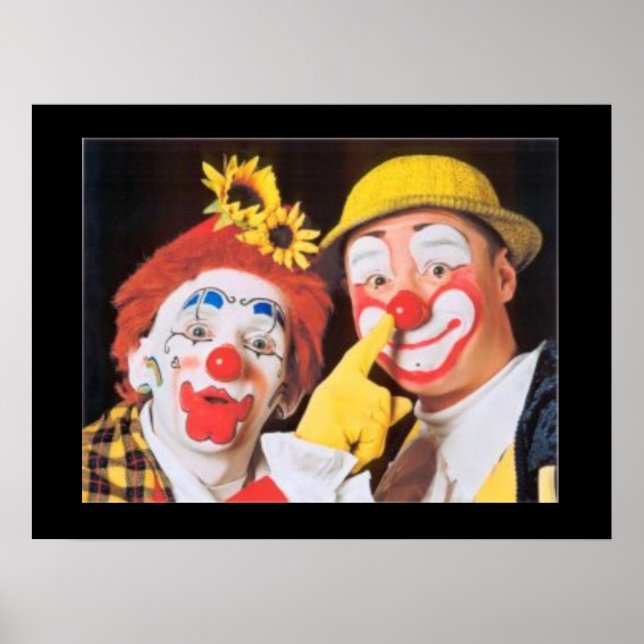 Póster Todos aman a un payaso (Frente)