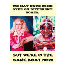 TODOS ESTAMOS EN EL MISMO poster DE BARCO