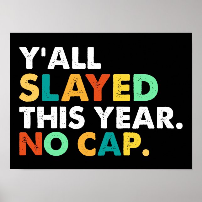 Póster Todos han muerto este año sin gracia (Frente)