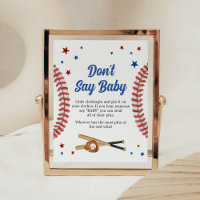 Todos los Baby Shower de béisbol no dicen bebé