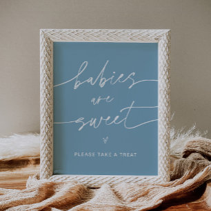 Póster Todos los bebés son dulces Rótulos de Baby Shower